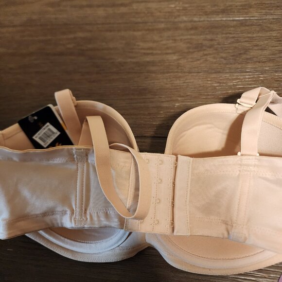 Wacoal Red Carpet Strapless Bra NWT Sand 38DD - Picture 6 of 10